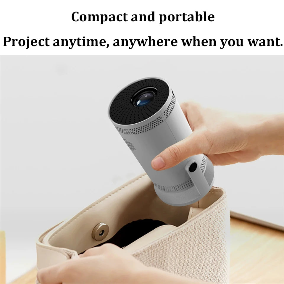 Mini Portable Projector Support 4K